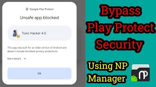 Google Play Protection Bypass Apk Not Installed Problem Fix [upl. by Selmore]