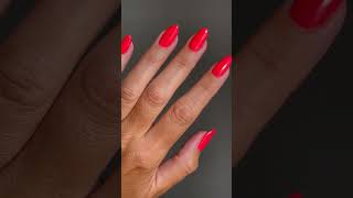 Neon Coral Gel Bright on Time  perfect release for summer gelpolish gelnails gelmoment nails [upl. by Llyrad51]