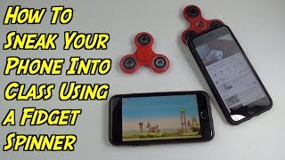 How To Sneak Your Phone Into Class Using a Fidget Spinner  SCHOOL LIFE HACKS  Nextraker [upl. by Sivolc]