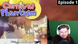 Carnival Phantasm Episode 1 REACTION  WHAT IS EVEN GOING ON [upl. by Suckram]