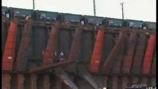 Part 2  The SS Lee A Tregurtha loading taconite in Marquette MI  2004 [upl. by Nyrb]