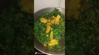 Methi ki sabji youtubeshorts [upl. by Tamara339]