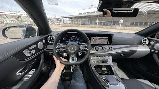 New Mercedes EClass Coupe AMG E 53 2023 Test Drive POV [upl. by Missak]