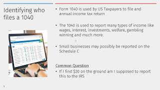 Virtual Tax School Mastering the 1040 Tax Return [upl. by Ellebana]