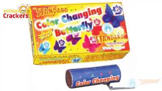 Diwali Crackers  Buy Crackers Online  COLOUR CHANGING BUTTERFLY Standard Crackers [upl. by Auhsuoj]