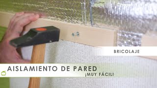 ¿Cómo aislar una pared interior 👨‍🔧👩‍🔧 🥶 Te lo enseñamos de manera ¡FÁCIL y ECONÓMICA 💵 [upl. by Storer]