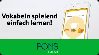 Spanisch lernen mit der BildwörterbuchApp von PONS [upl. by Fenella]