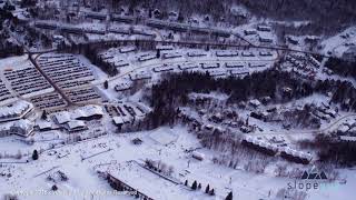 Stoneham Aerial Overview by Slopevuecom [upl. by Anitsirhcairam]