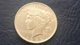 1923 Peace Dollar Mint Mark error on reverse side [upl. by Anne-Marie644]