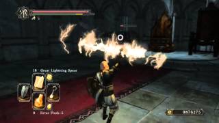 Dark Souls 2 Easy way to kill the Twin Pursuers  Ring of Blades2 amp Washing Pole PATCHED [upl. by Lonnard]