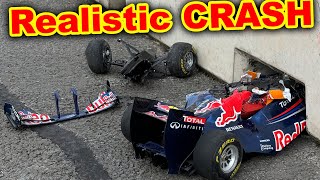 RC F1 Car Realistic CRASH Rare Expensive Model [upl. by Shlomo]