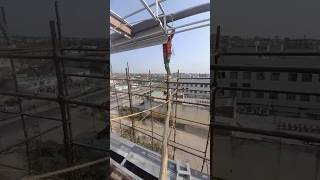 😭😭acp sheet installation 😱 acp sheet work shortsfeed shorts trendingshorts interiordesign viral [upl. by Zins]