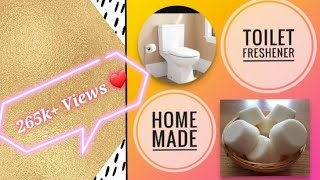 3 Ingredient Toilet Cleaning Bombs to keep toilet fresh and smell free [upl. by Airbma]