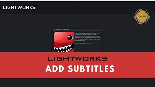 How To Add Subtitles In Video In Lightworks  Lightworks Tutorial 19 [upl. by Yllil331]