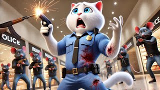 Kitten lost his Father😿 Became Police Revenge😻 cat cute ai catlover catvideos cutecat aicat [upl. by Recor996]