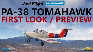 JustFlight PA38 Tomahawk for MSFS  Taking it literally for a Spin 4K [upl. by Aynahs577]