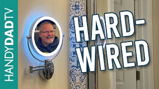 How to install a Lighted Makeup Mirror [upl. by Atterg]