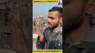 bernoullis principle  science experiment  experiment physicsexperiment mrindianhacker [upl. by Zacharia]