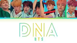 DNA  BTS lyrics Hanromeng [upl. by Mighell]