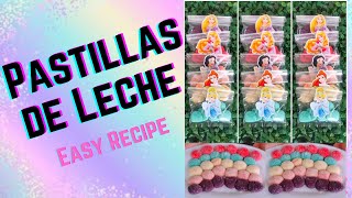 Pastillas de Leche Easy Recipe  Disney Princess Themed Dessert Ideas  Colored Pastillas Recipe [upl. by Ahkihs48]