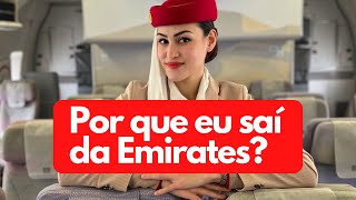 POR QUE EU SAÍ DA EMIRATES  DIÁRIO DE MÃE COMISSÁRIA [upl. by Edmee]