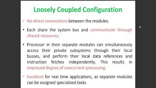 MPMC PART 4 Loosely Coupled Configuration [upl. by Naida]