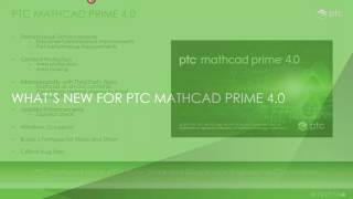 What’s New in Mathcad 40 [upl. by Jegger]