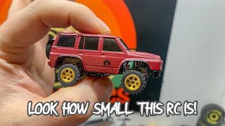 THIS RC CAR IS SUPER TINY SNICLO SNT 3005 Y60 164 RTR CRAWLER  WORLDS SMALLEST [upl. by Ackerley]