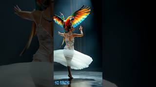 A Girl Fuses with a Parrot on AGT americagottalent agt talent [upl. by Myrtice824]