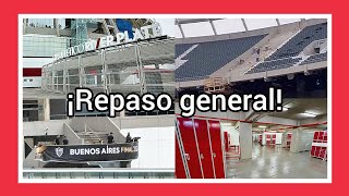 🏗🚨¿Sacarán las rejas de la entrada principal del Club  ¡Repaso general  Obras en el Monumental 🏟 [upl. by Assi]