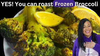 How to Roast Frozen Broccoli  NO THAWING needed  Tanny Cooks [upl. by Margarita]