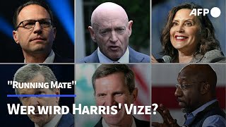 Wer könnte Harris’ Vize werden  AFP [upl. by Irtimd600]