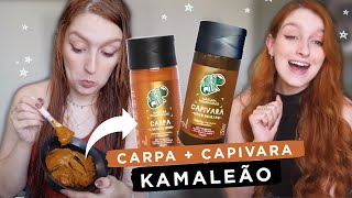 Kamaleão color CARPA E CAPIVARA para Ruivo Acobreado Matizadortonalizante [upl. by Allecnirp]