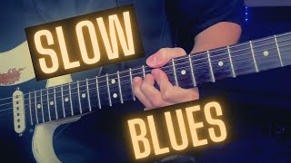 Slow Blues Guitar Backing Track  A Minor [upl. by Donough]