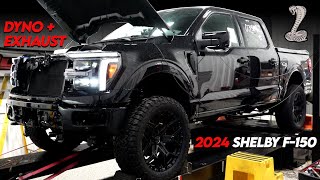 2024 SHELBY F150 DYNO PULL  EXHAUST SETUP [upl. by Elocan]