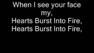 Hearts Burst Into Fire With Lyrics [upl. by Yrocaj]