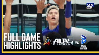 ALAS PILIPINAS MEN vs OSAKA BLUTEON  FULL GAME HIGHLIGHTS  INVITATIONALS  September 7 2024 [upl. by Farrand]