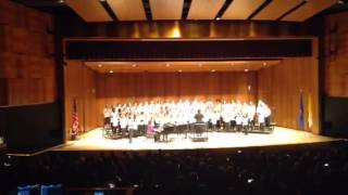 Ribbons in the Sky by Andy Beck AWAKE Childrens Choral Festival 2016 [upl. by Aitsirt38]