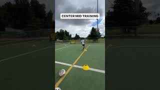 SOCCER CENTERMID TRAINING ⚽️ soccer soccertraining soccerdrills footballdrills [upl. by Jeroma654]