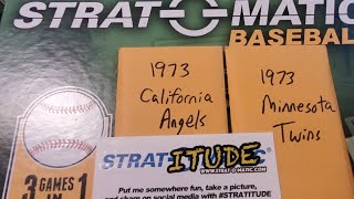 StratOMatic SADV NBC GOW 1973 California  Minnesota Singer vs Kaat [upl. by Gelhar751]