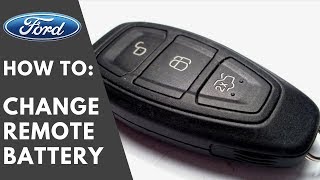 BEST and SAFE  How to change Ford keyless remote key battery  Focus Kuga CMax Mondeo Fiesta [upl. by Baillieu591]