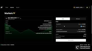 Avitus Video tutorial explaining How to Add Liquidity on TestNet [upl. by Entroc165]