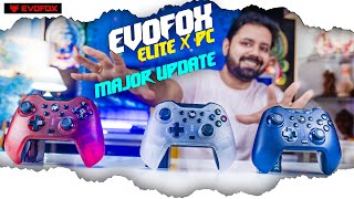 Amkette EvoFox Elite X PC Major Update  Best Wireless Gamepad for PC Under 1500 in 2023 India [upl. by Ecirted]