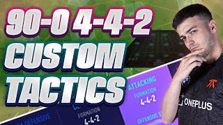 I AM UNBEATEN WITH THESE 442 CUSTOM TACTICS ON FUT CHAMPIONS FIFA 21 [upl. by Rehotsirhc]