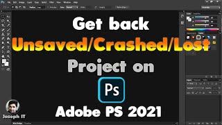 Adobe Photoshop 2021  Get Unsaved or Crashed File back Easily Enabling Autosave [upl. by Ahsya742]