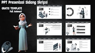 PPT Presentasi Sidang Skripsi Gratis💥Free Template💥 [upl. by Enelym]