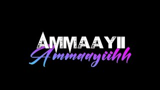 Ammayi Ammaayi Song black screen lyrics Animal movie songstetuswhatsapp statusediting [upl. by Fitzsimmons]