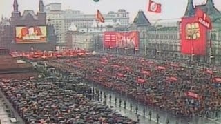 Soviet May 1st Parade Red Square 1985 [upl. by Eniger]