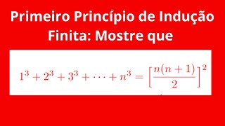 exercício resolvido de indução matemática indução finita [upl. by Llohcin]