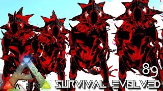 ARK SURVIVAL EVOLVED  SUPREME REAPER KING ARMY E89   ARK EXTINCTION CORE MODDED [upl. by Siuqramed]